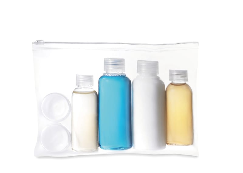 Custom Branded Travelling Pouch With Water Bottles