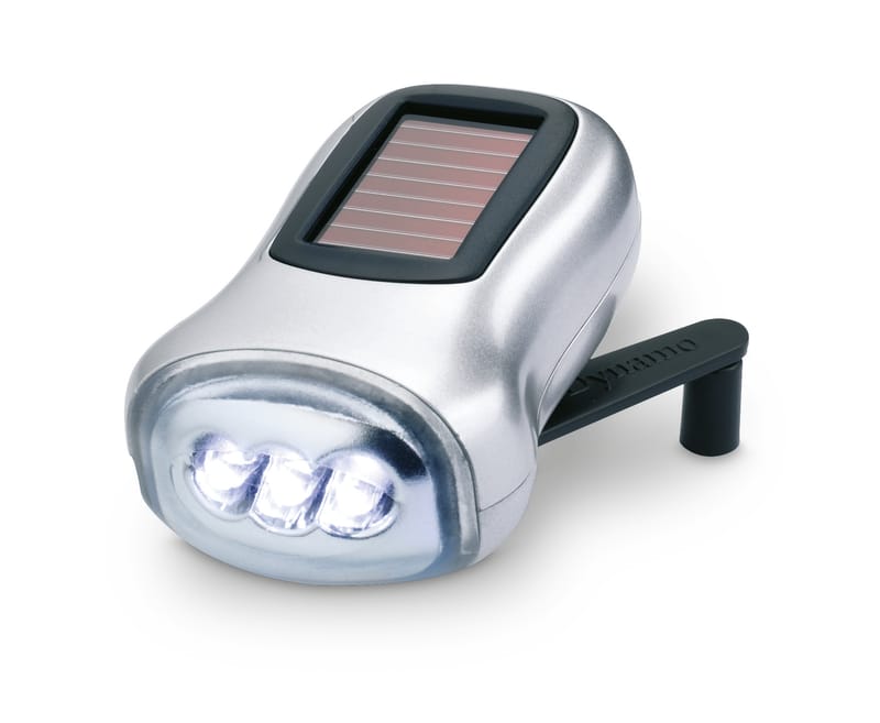 Branded Dual Powered Dynamo Torch