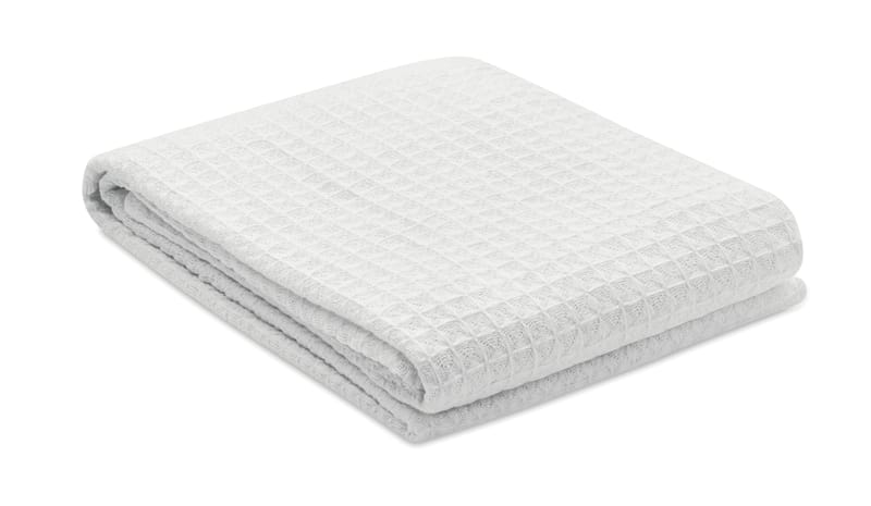 Promotional Cotton Wafle Blanket 350 Gr/m²