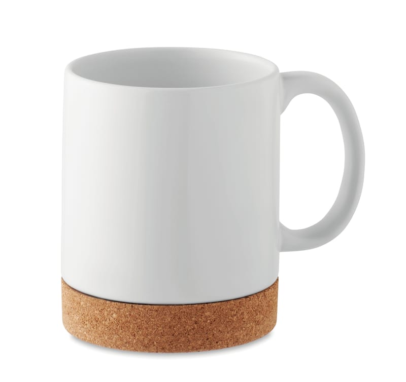 Custom Printed Sublimation Ceramic Cork Mug
