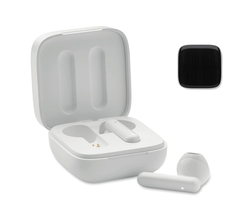 Branded Tws Earbuds With Solar Charger