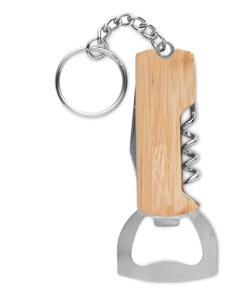 Promotional 3 In 1 Bamboo Pocket Tool