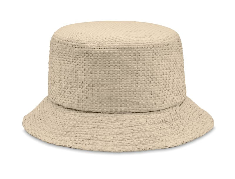 Custom Branded Bucket Hat Paper Straw