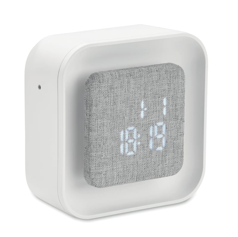 Branded Recycled Abs/rpet Alarm Clock