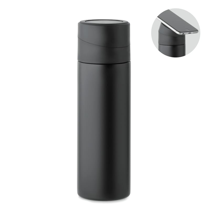 Custom Printed Recycled Stainless Steel Double Wall Water Bottle 420 Ml.
