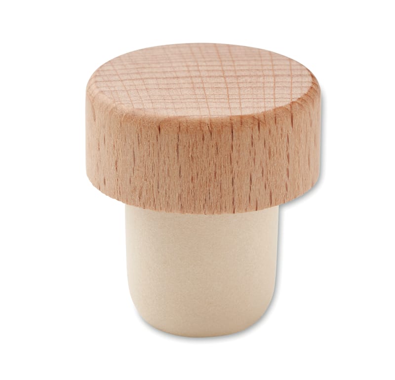 Custom Printed Beech Wood Water Bottle Stopper
