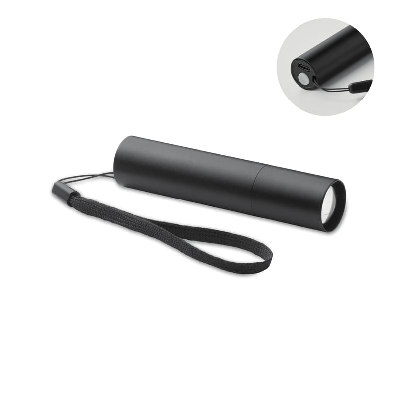 Branded Aluminium Rechargeable Torch