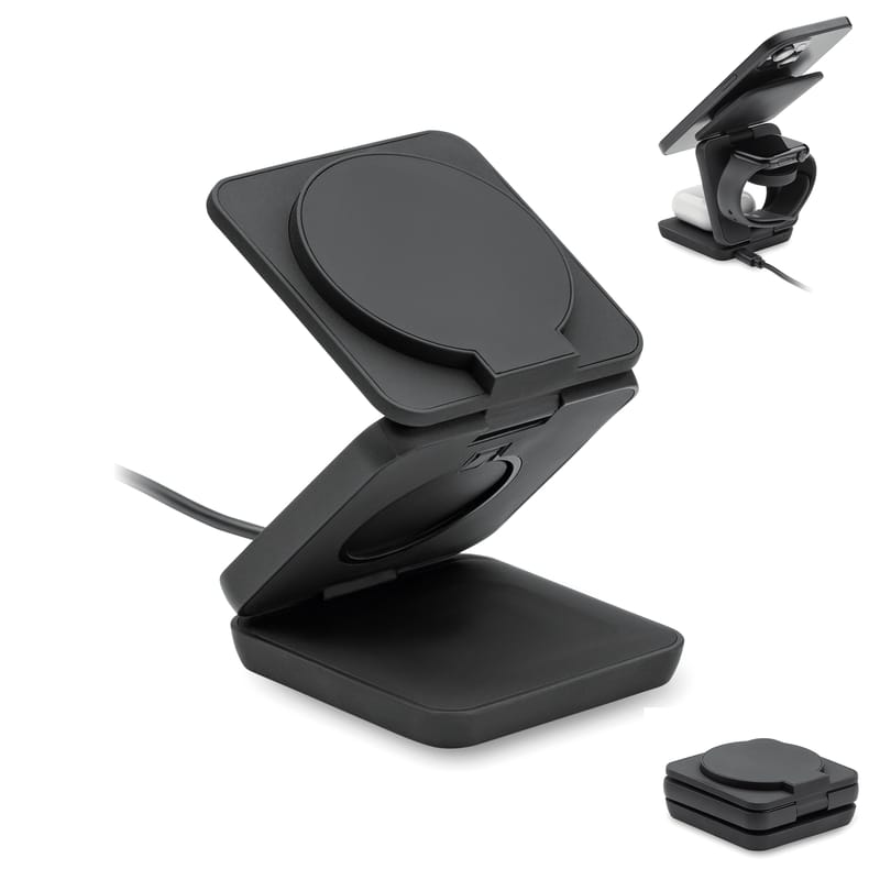 Branded Recycled 3in1 Foldable Charging Station