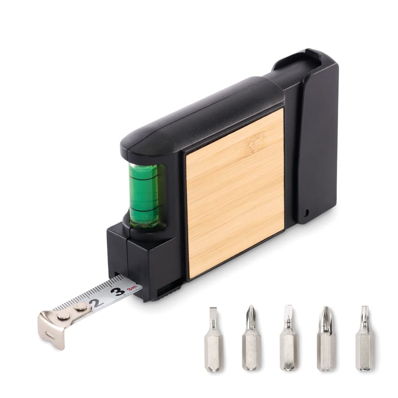 Promotional Bamboo Multifunctional Measuring Tape