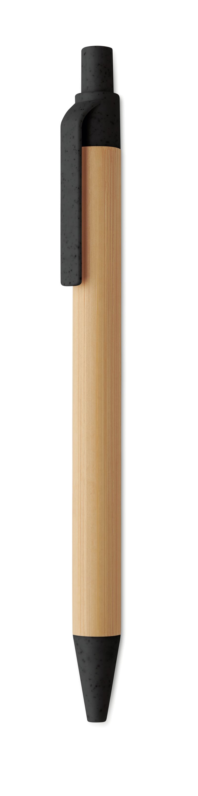 Promotional Push Button Ball Pen In Bamboo