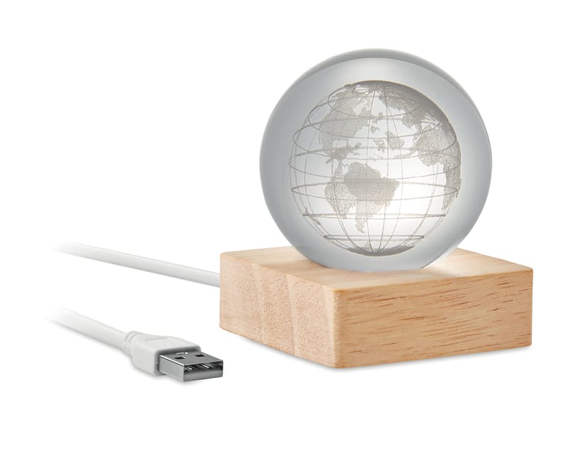 Custom Printed Led Globe Glass Ball