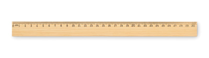 Promotional Wooden Ruler 30cm
