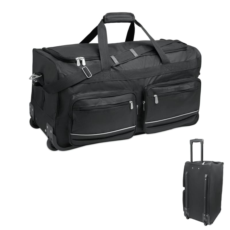 Custom Branded Duffle Bag Trolley 600d Rpet