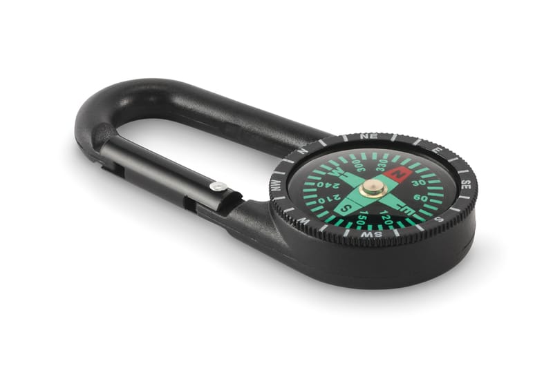 Promotional Outdoor Compass With Carabiner