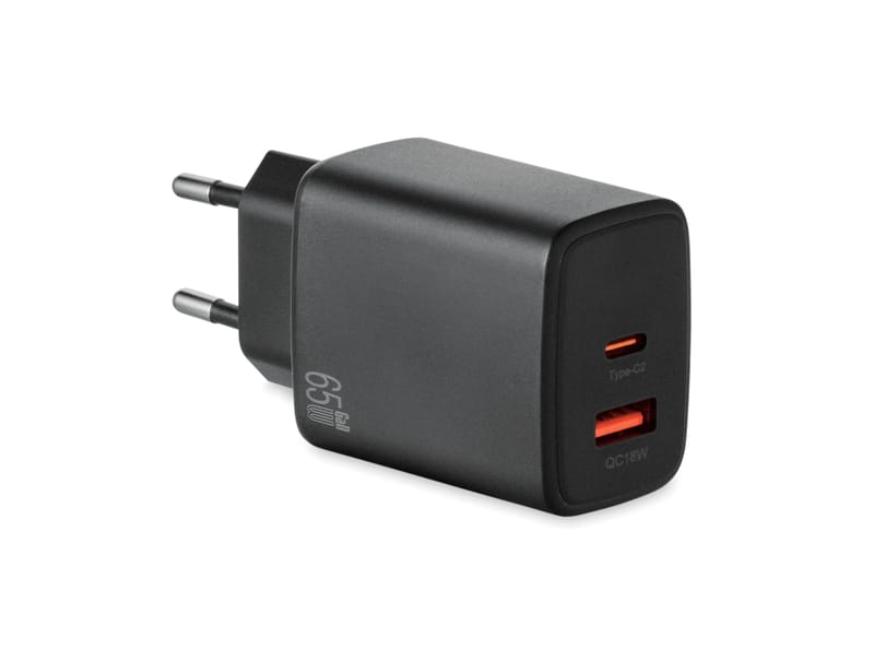 Branded Eu 2-pole Wall Adapter/charger