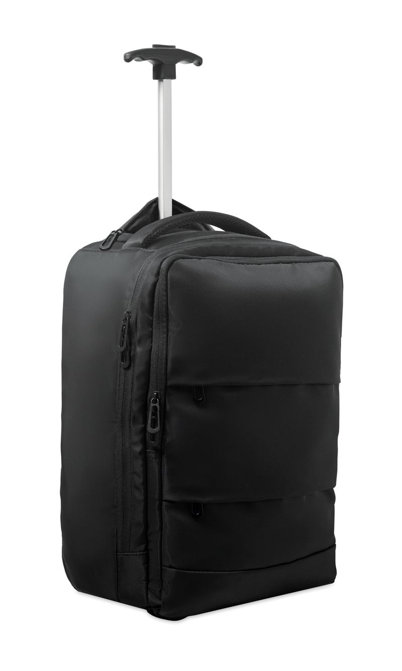 Custom Branded Backpack Trolley In 290t Rpet