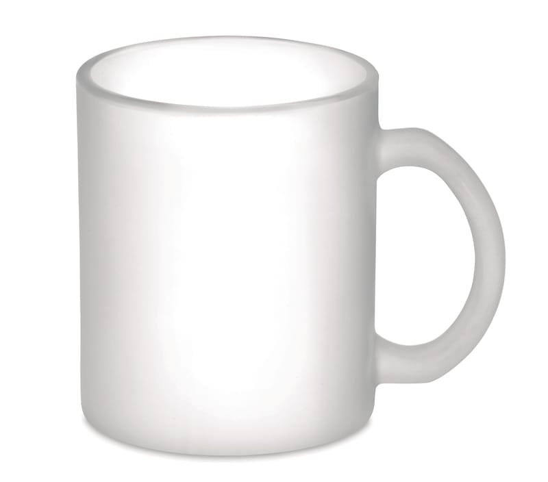 Custom Printed Glass Sublimation Mug 300ml
