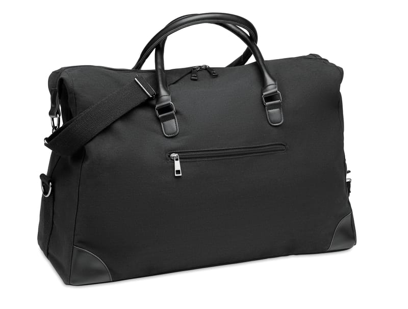 Custom Branded Recycled RPET Weekend Bag In Canvas 340gr/m²