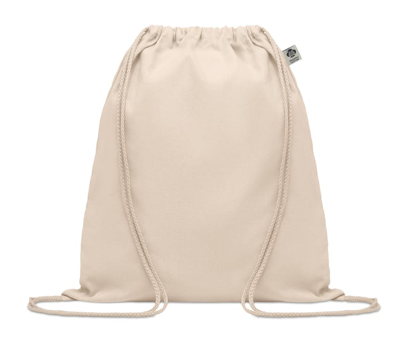 Custom Branded Organic Cotton Drawstring Bag