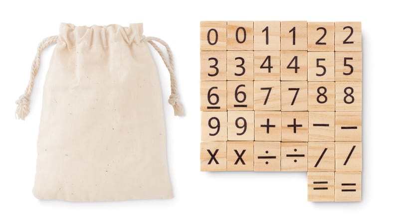 Promotional Wood Educational Counting Game