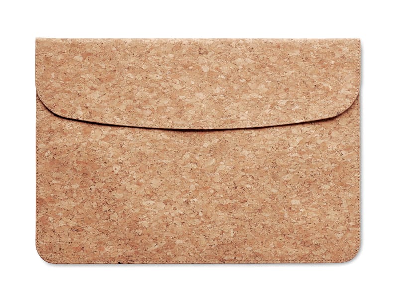 Custom Branded Cork Laptop Bag Magnetic Flap