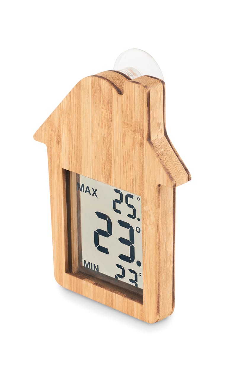 Promotional Bamboo Weather Station