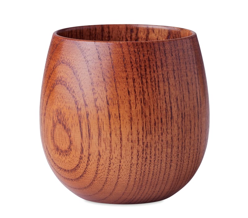 Custom Printed Oak Wooden Mug 250 Ml