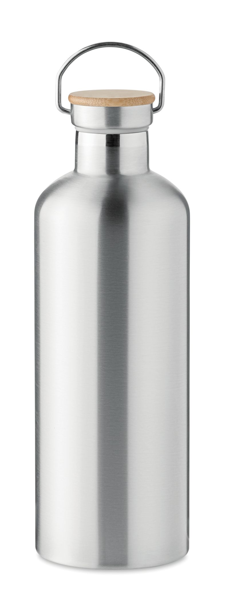 Custom Printed Bamboo Stainless Steel Double Wall Flask 1,5l