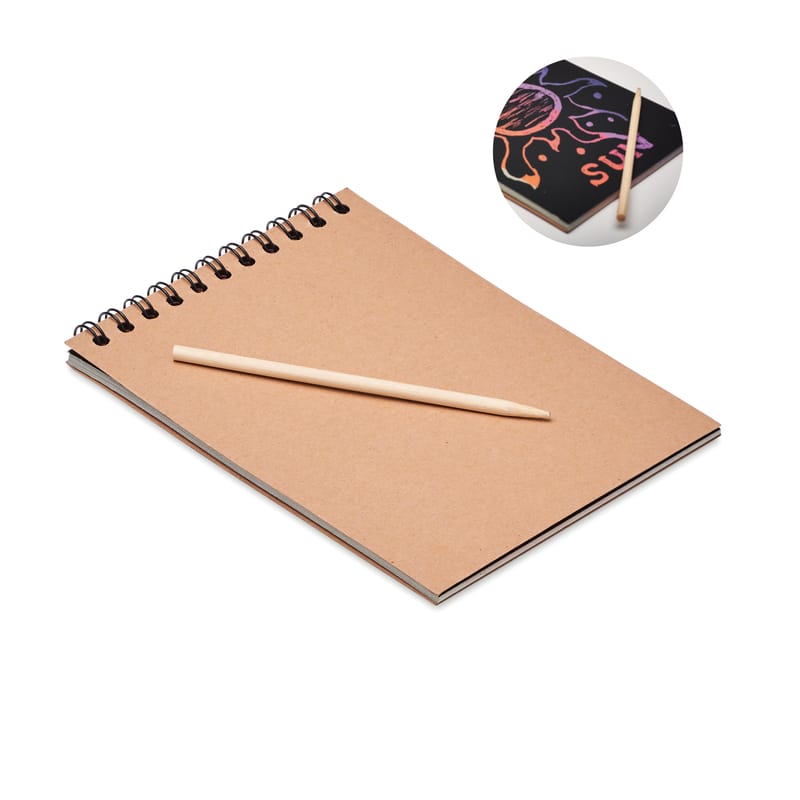 Promotional Recycled Scratching Paper Notebook