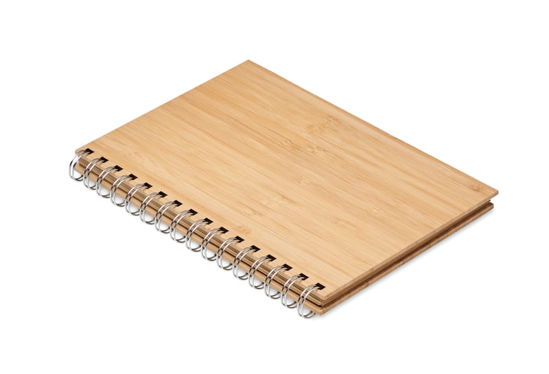 Promotional A5 Ring Bound Bamboo Notebook