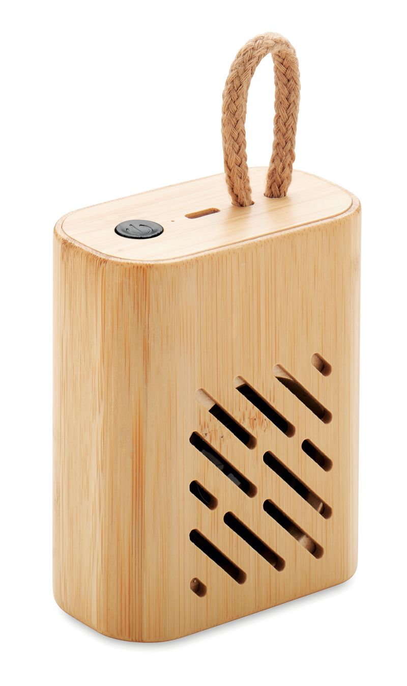 Branded 3w Bamboo Wireless Speaker