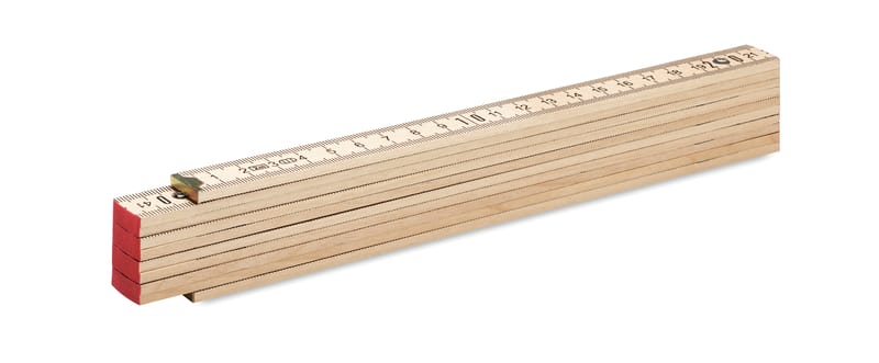 Promotional Carpenter Ruler In Wood 2m