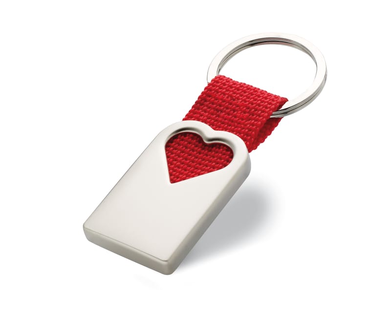 Promotional Heart Metal Key Ring