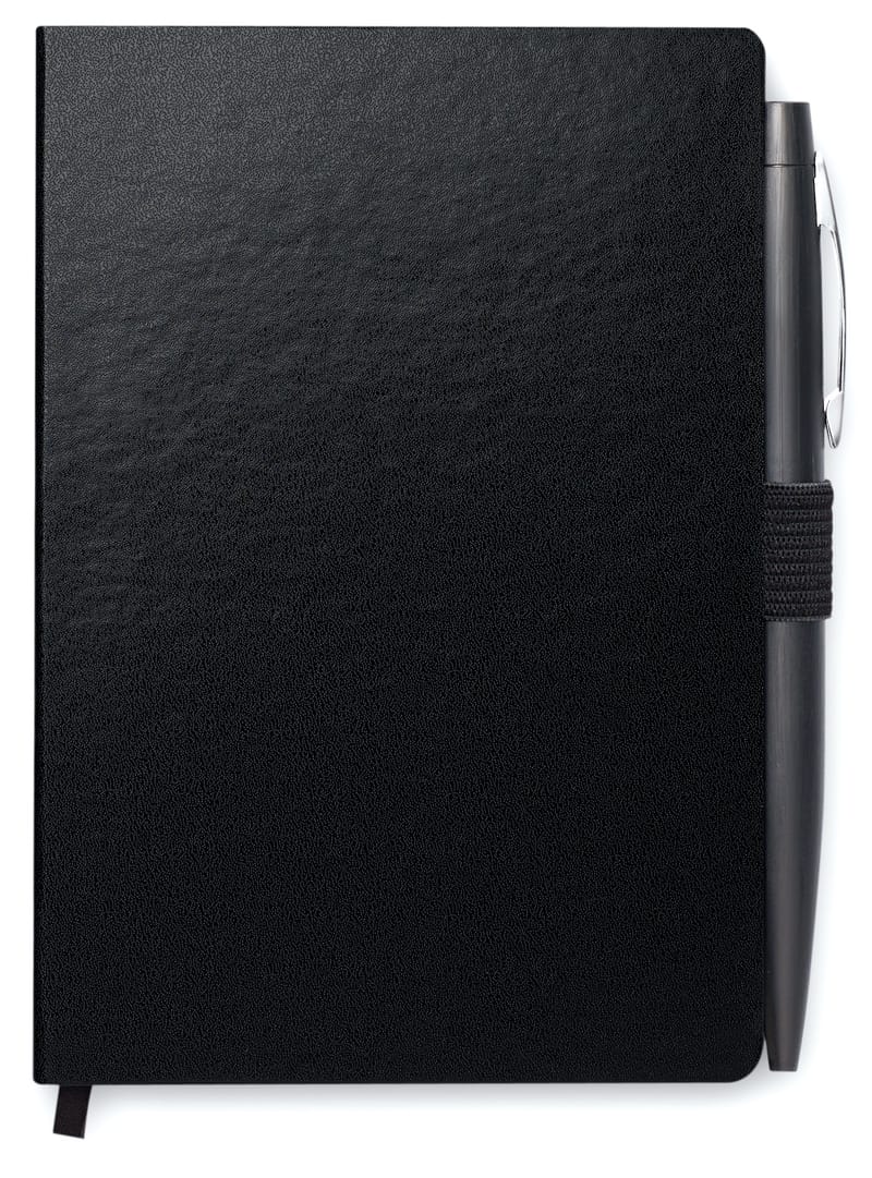 Promotional A6 Notebook With Pen 72 Lined