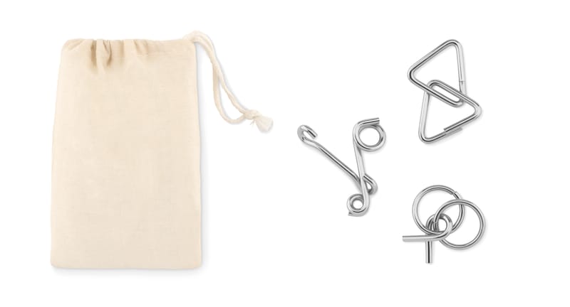 Promotional Set Of 3 Metal Brain Teasers