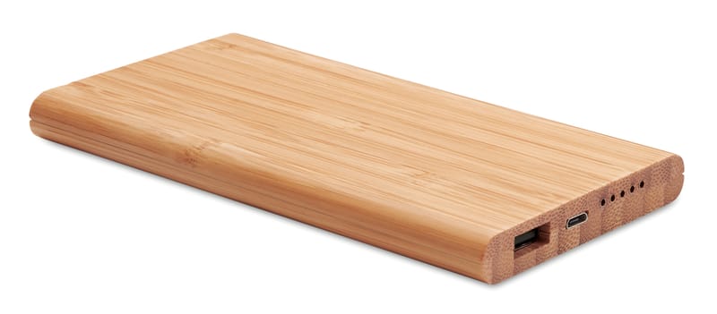 Branded Bamboo Powerbank 6000mah 10w