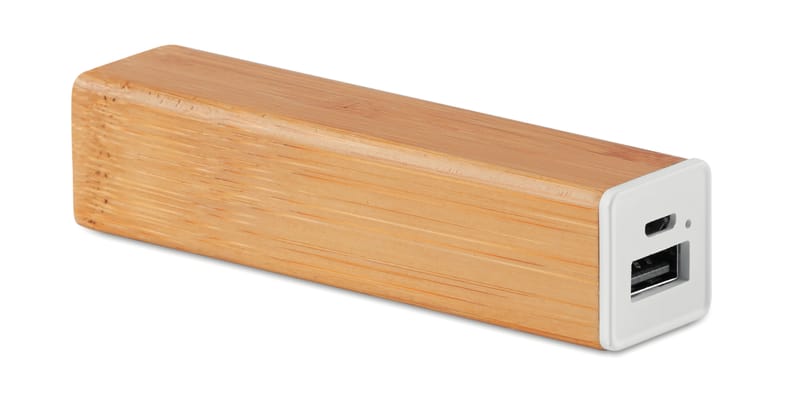 Branded Bamboo Powerbank 2200mah 5w