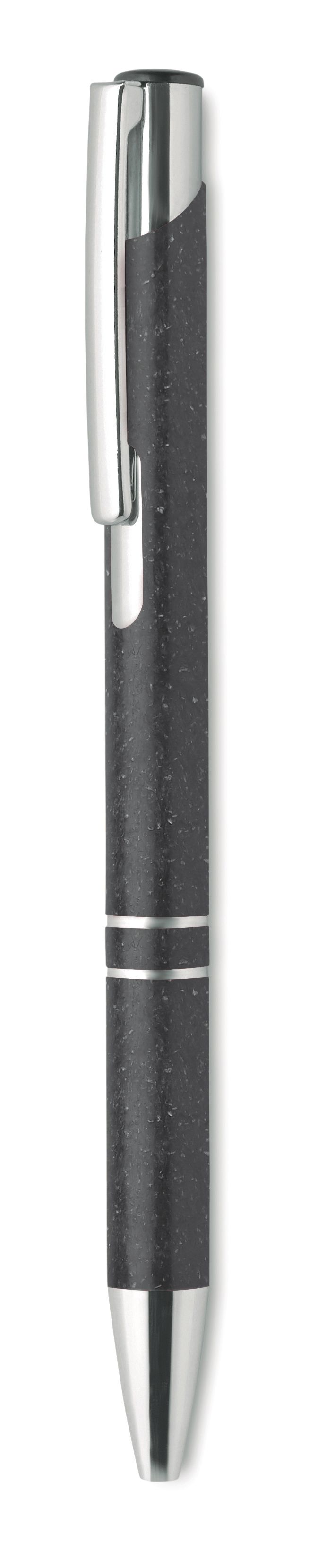 Promotional Wheat Straw/abs Push Type Pen