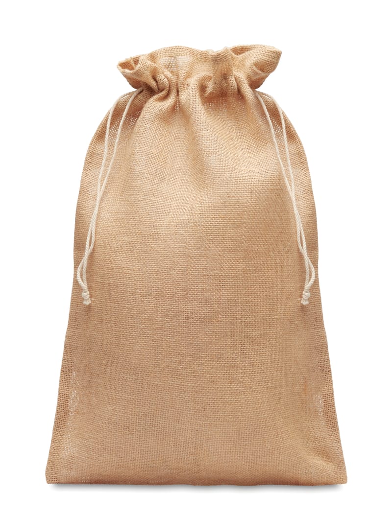 Custom Branded Large Jute Gift Bag 30x47 Cm