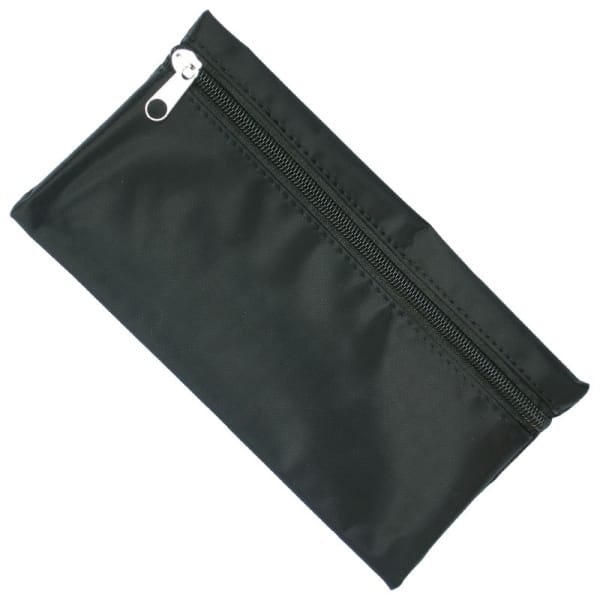 Promotional Fabric Pencil Case (UK Stock: Black with Black Zip)