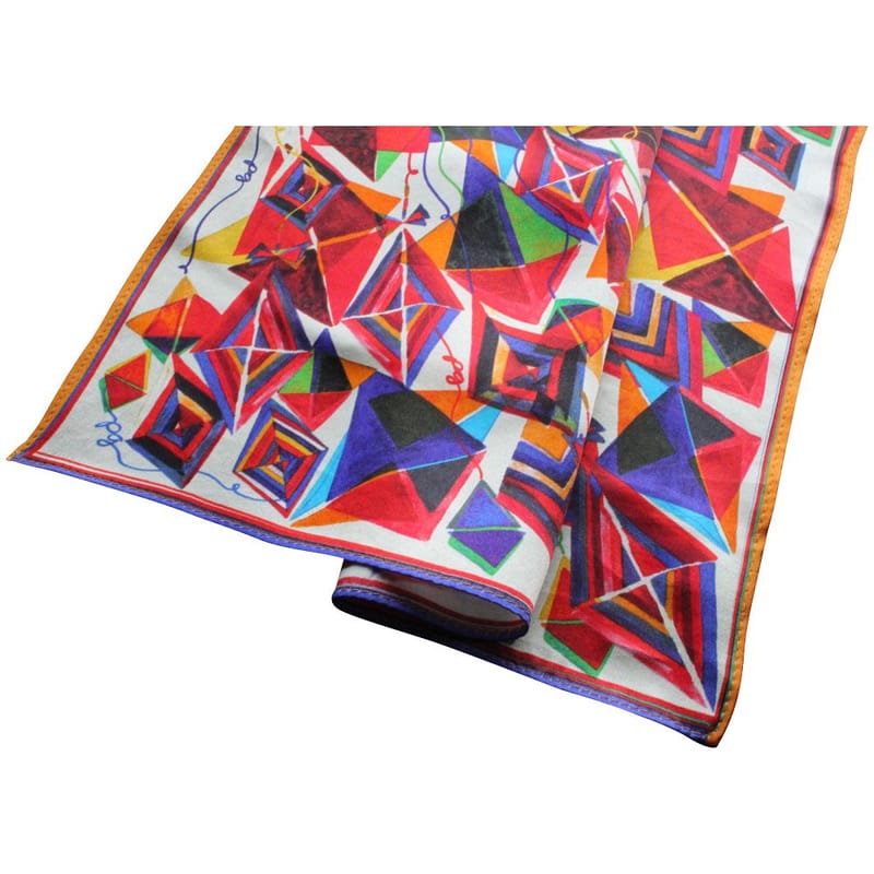 Custom Branded Full Colour Printed Long Polyester Scarf