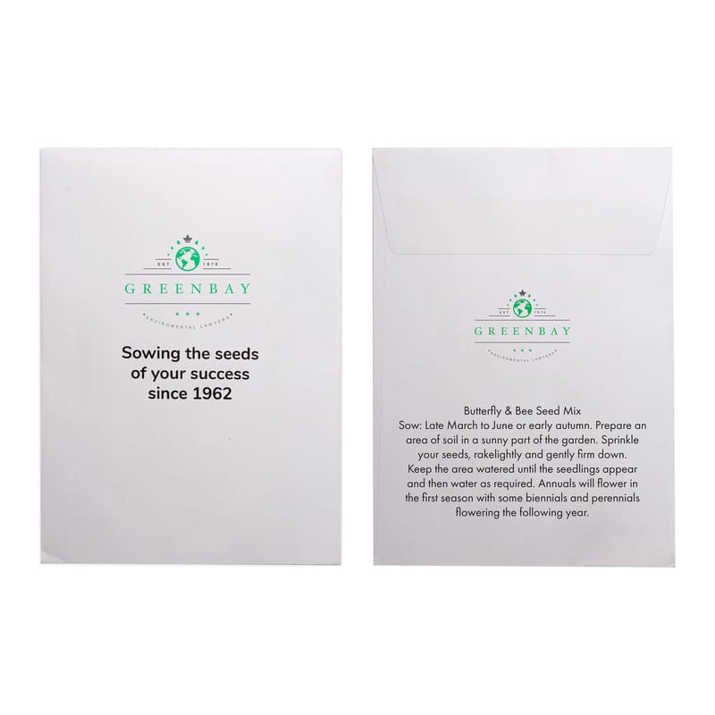 Promotional White Paper Seed Envelope