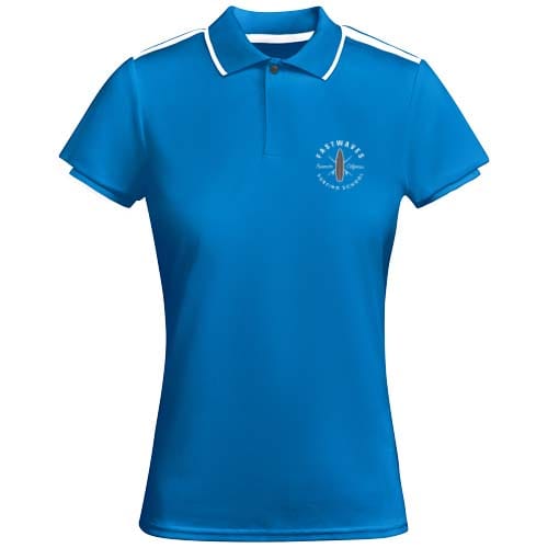 Custom Branded Tamil 150 g/m² short sleeve women's sports polo