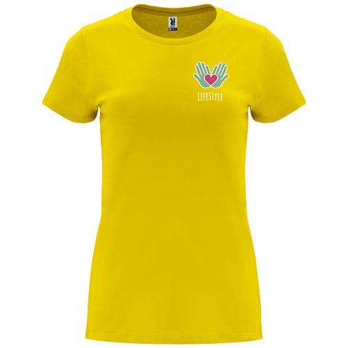 Custom Branded Capri 170 g/m² short sleeve women's t-shirt