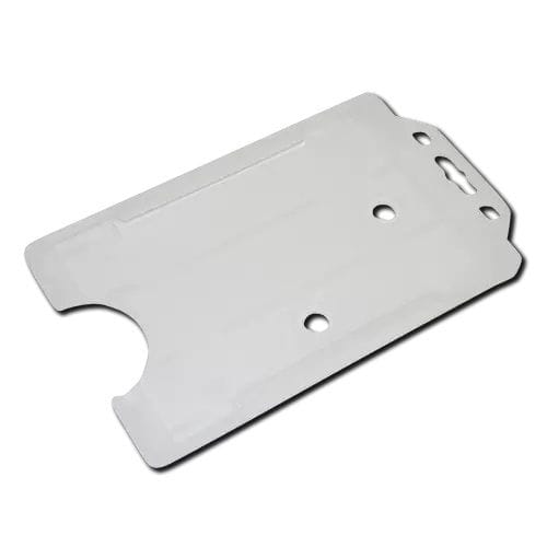 Promotional Portrait Rigid Card Holder (UK Stock: Frosted Clear)