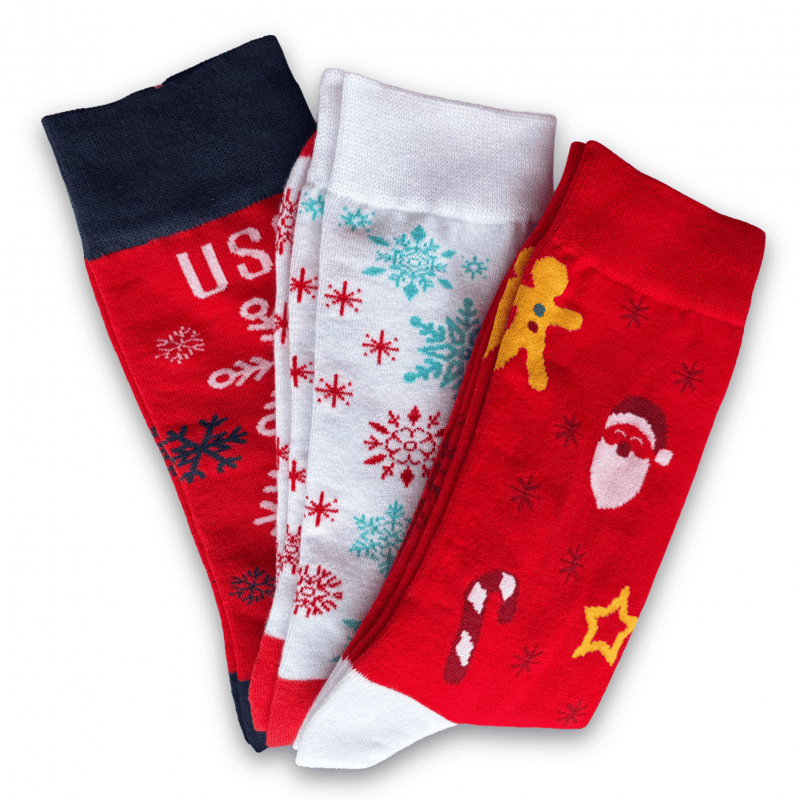 Promotional Jacquard Knitted Cotton Socks