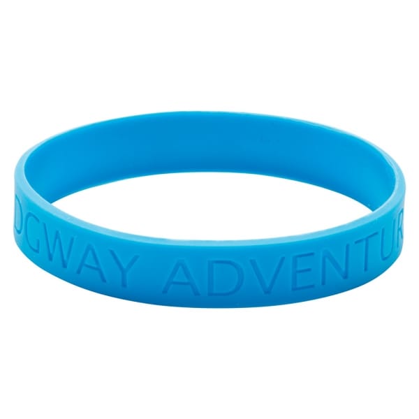 Custom Branded Silicone Wristband (Adult: Recessed Design)
