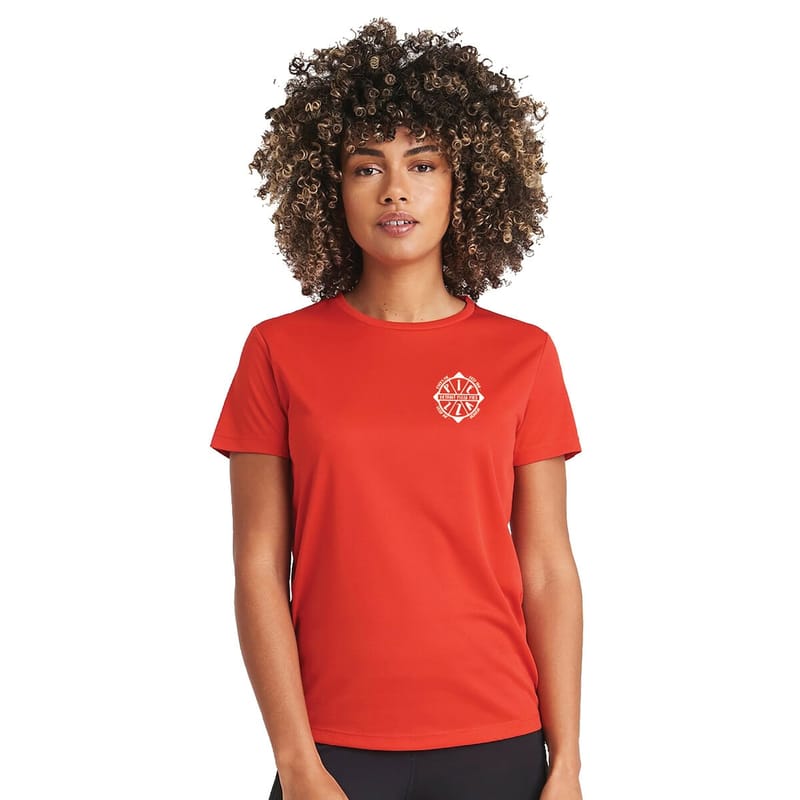 Custom Branded Just Cool Recycled Polyester T-Shirt (Womens)