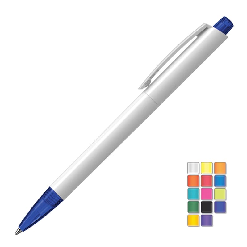 Promotional Zeno Hi-Gloss Trans Ball Pen