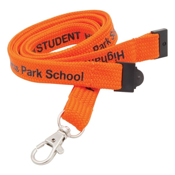 Custom Branded 10mm Tubular Polyester Lanyard